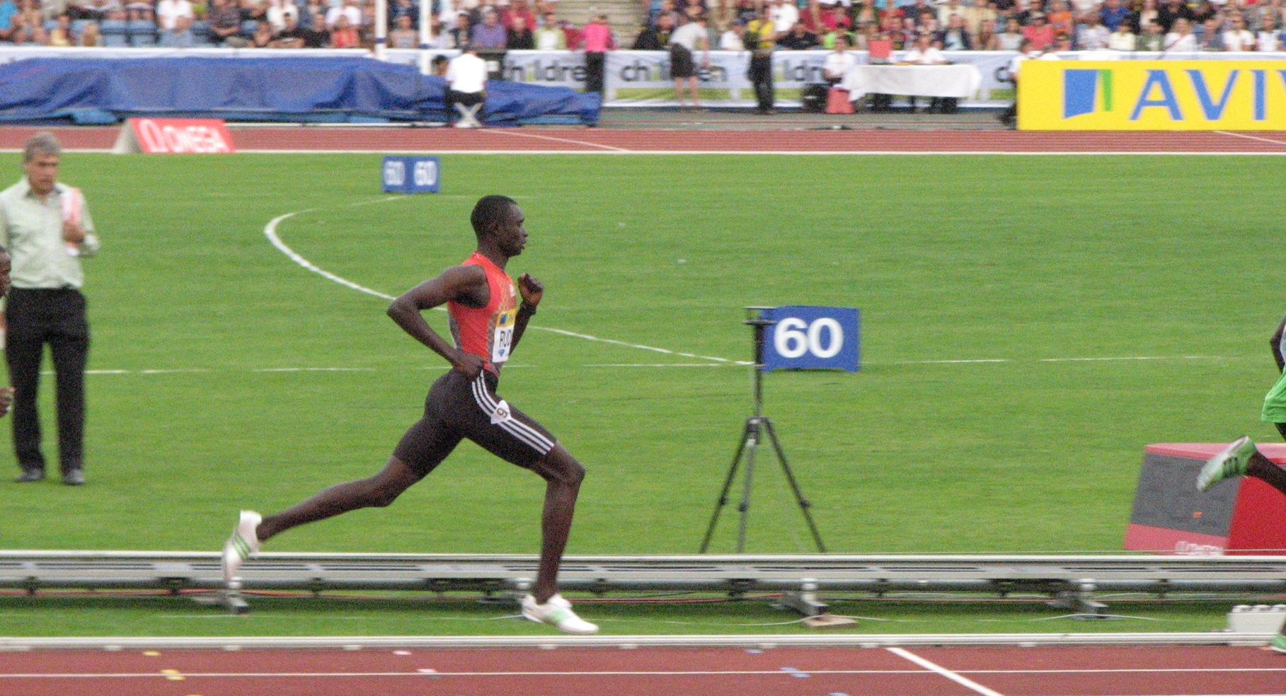 Athlete on track