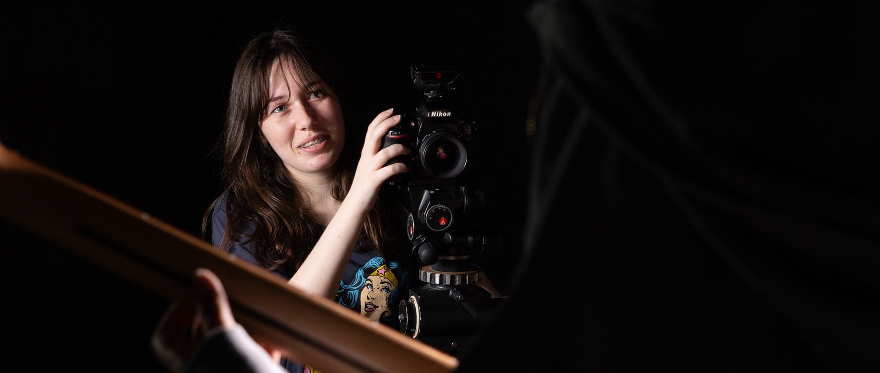 Lady with camera