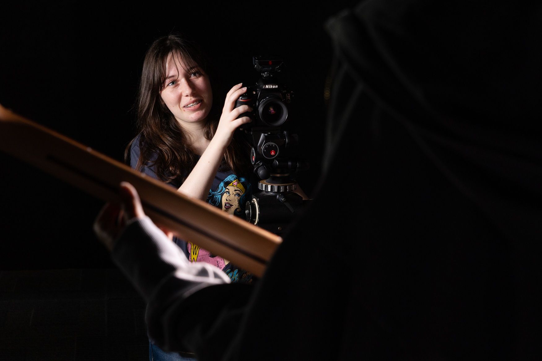 Lady with camera