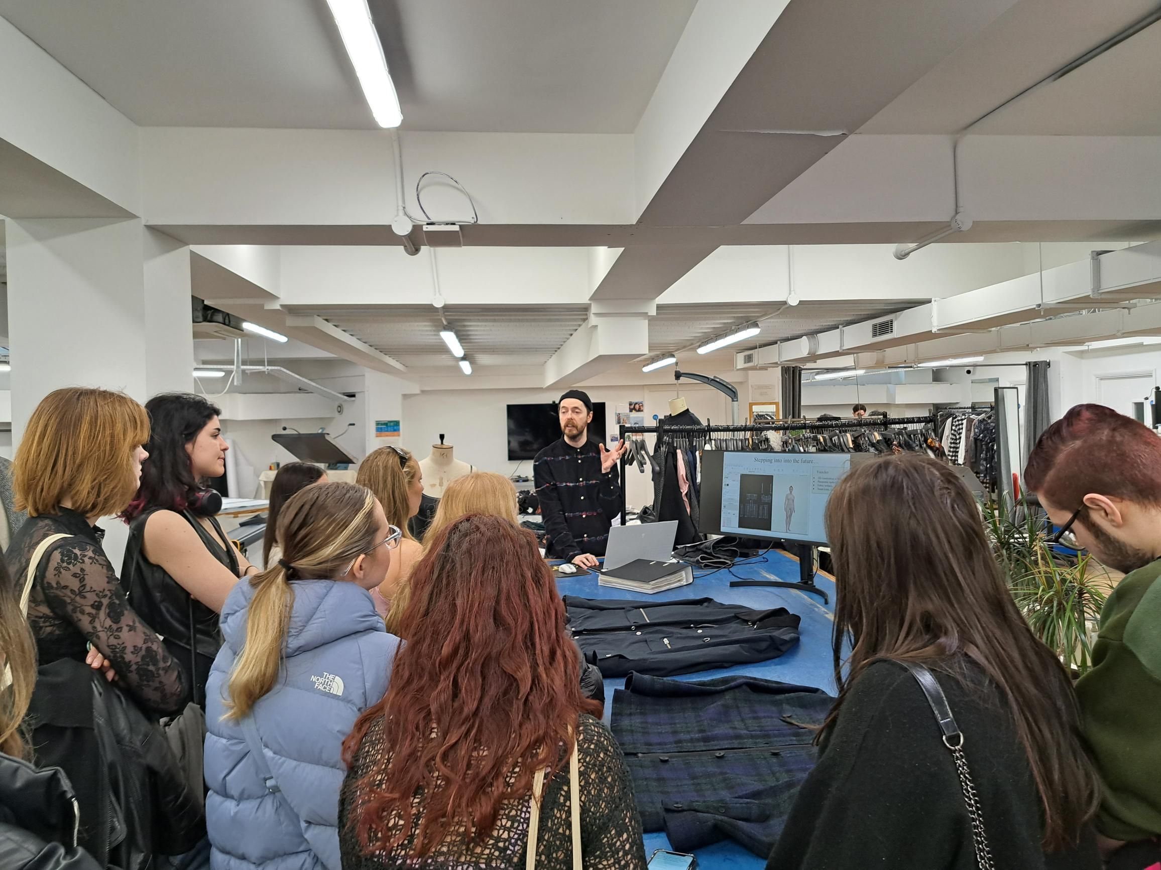 Students Surrounding Staff At Allsaints Trip