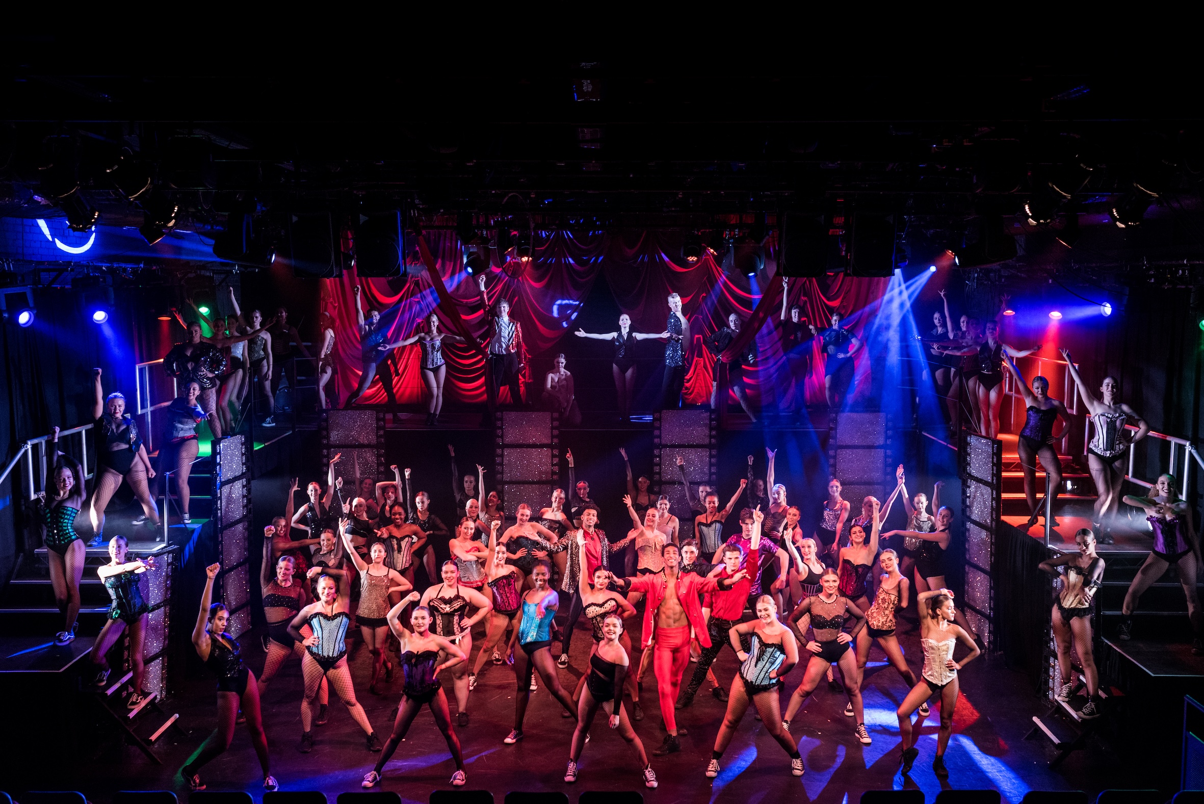 North Kent College dance students perform on stage