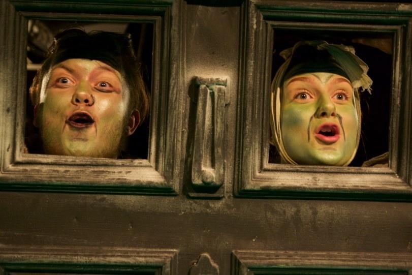 ACTING TWO STUDENTS IN WINDOW