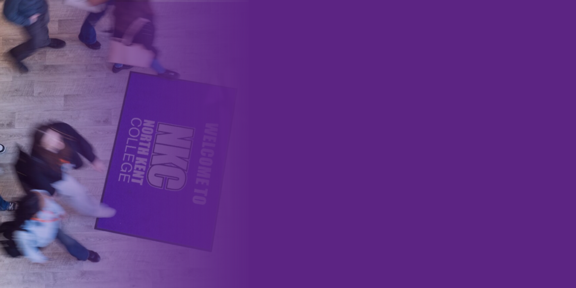 Branded coloured background