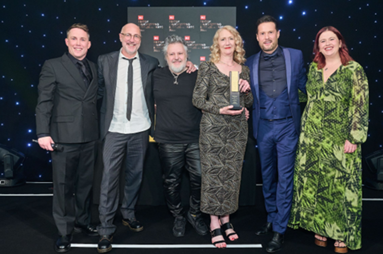 Lee Stafford and team group photo